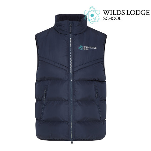 Wilds Lodge School - Chevron Puffer Gilet