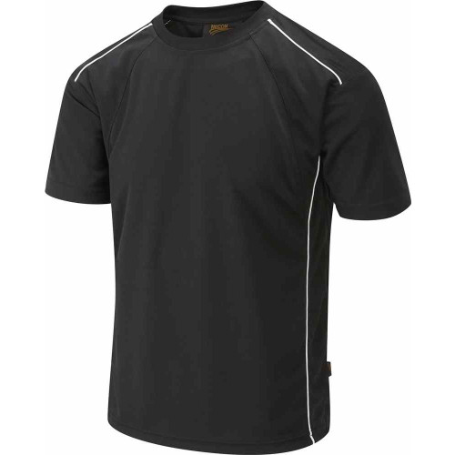 Falcon Encore T-Shirt Black/Black/White 46-48"