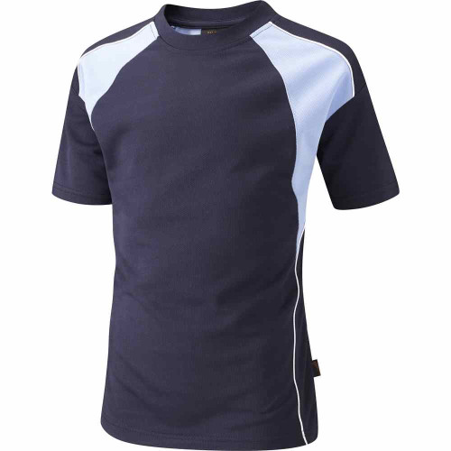 Falcon Encore T-Shirt Navy/Sky/White 18-20"