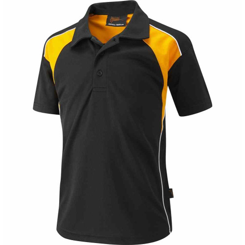 Falcon Encore Polo Black/Amber/White 30-32"