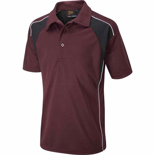Falcon Encore Polo Maroon/Black/White 34-36"