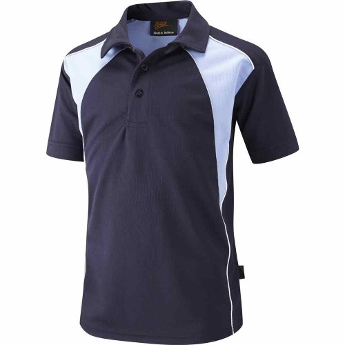 Falcon Encore Polo Navy/Sky/White 42-44"