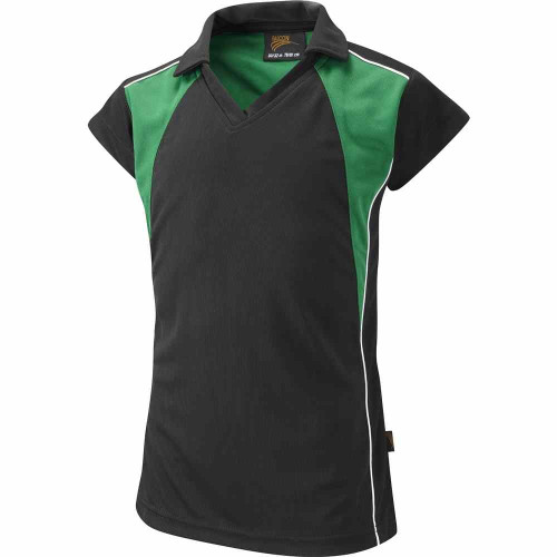Falcon Encore Womens Top Black/Emerald/White 42-44