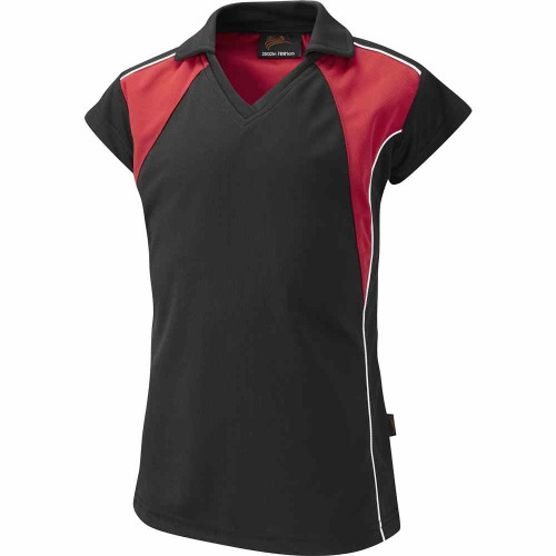 Falcon Encore Womens Top Black/Scarlet/White 46-48