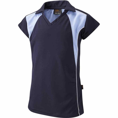 Falcon Encore Womens Top Navy/Sky/White 38-40"