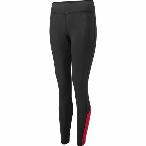 Falcon Womens Leggings Black/Scarlet 24-26"