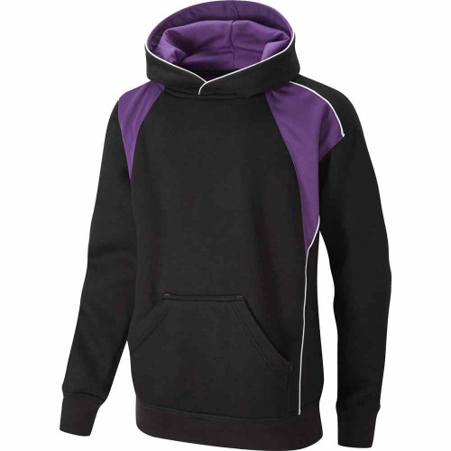 Falcon Encore Hooded Top Black/Purple 46-48"