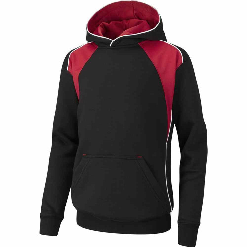 Falcon Encore Hooded Top Black/Scarlet 32-34"