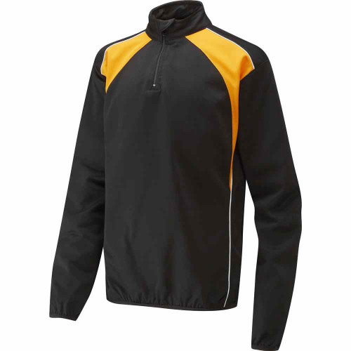 Falcon Encore 1/4 Zip Top Black/Amber 26-28"