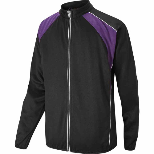 Falcon Full Zip Top Black/Purple 30-32"