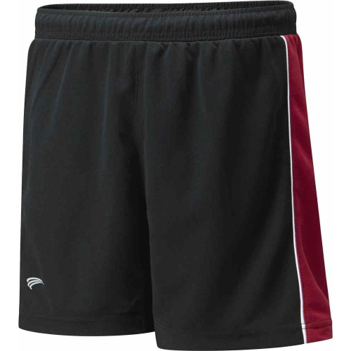 Falcon Encore Panelled Short Black/Scar/Wht 20-22