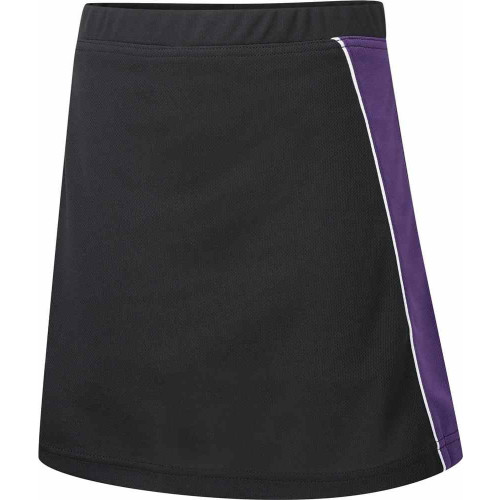 Falcon Womens Encore Panelled Skort Black/Purp/White 34"