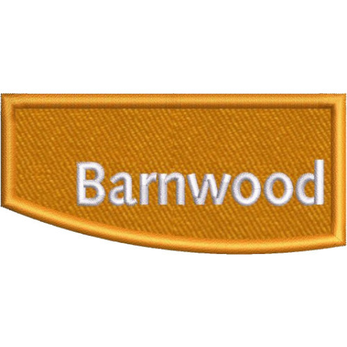 Applique Badge - Barnwood
