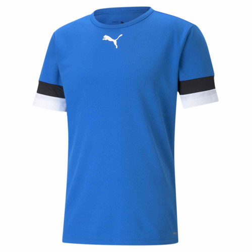 Puma Team Rise Jersey-Electric Blue Lemonade - Puma Black - Puma White-XL