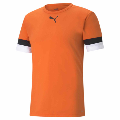 Puma Team Rise Jersey-Golden Poppy - Puma Black - Puma White-L