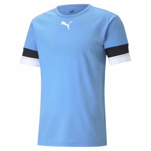 Puma Team Rise Jersey-Team Light Blue - Puma Black - Puma White-13-14YR