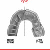 OPRO Silver Self-Fit Mouthguard