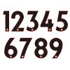 Bespoke Printed Shirt Number - Club - 230mm
