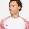 Nike Academy Jersey SS - White/University Red/University Red