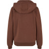 Build Your Brand Womens Fluffy Zip Hoodie