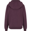 Build Your Brand Womens Fluffy Zip Hoodie