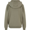 Build Your Brand Womens Fluffy Zip Hoodie
