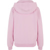 Build Your Brand Womens Fluffy Zip Hoodie
