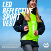 Six Peaks LED Reflective Sport Vest