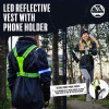 Six Peaks LED Reflective Vest with Phone Holder