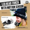Six Peaks LED Head torch with Motion Sensor