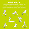 Urban Fitness Marbled Yoga Block